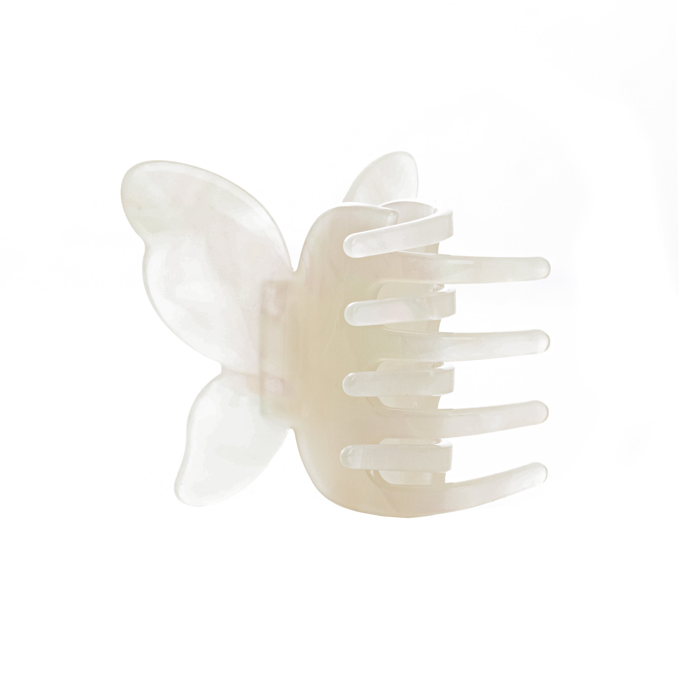Butterfly Hairclip Big - Pearl