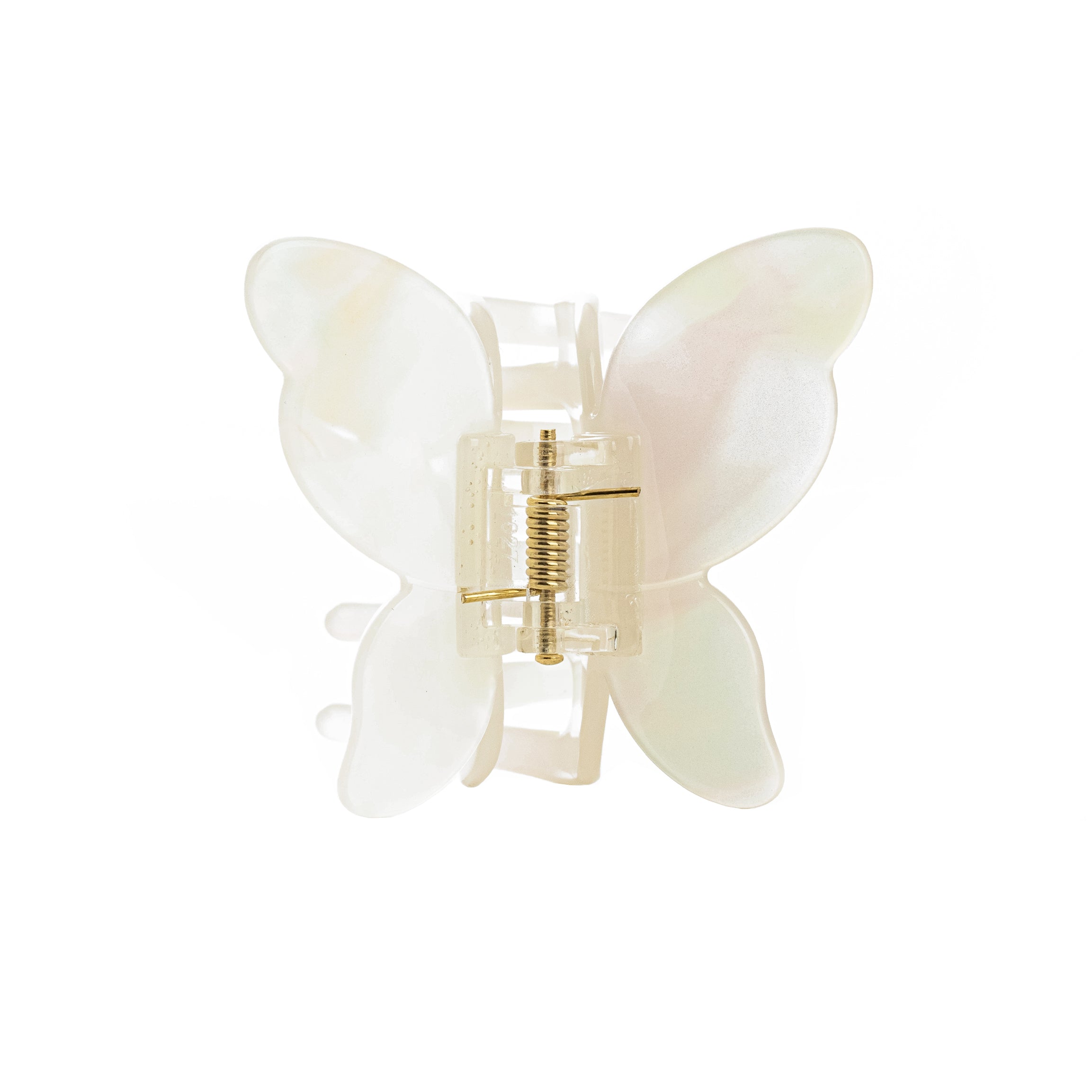 Butterfly Hairclip Big - Pearl