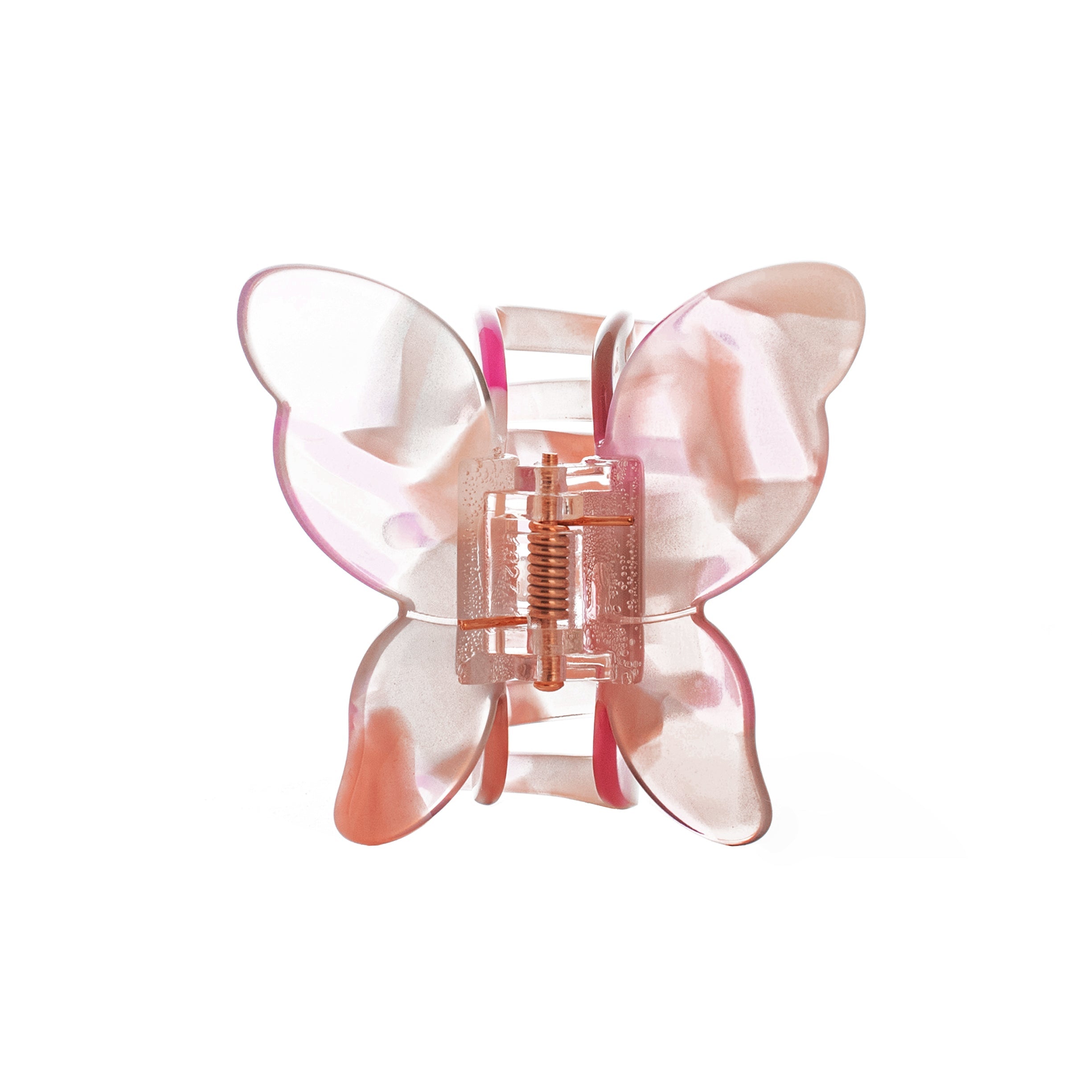 Butterfly Hairclip Big - Baby Rose
