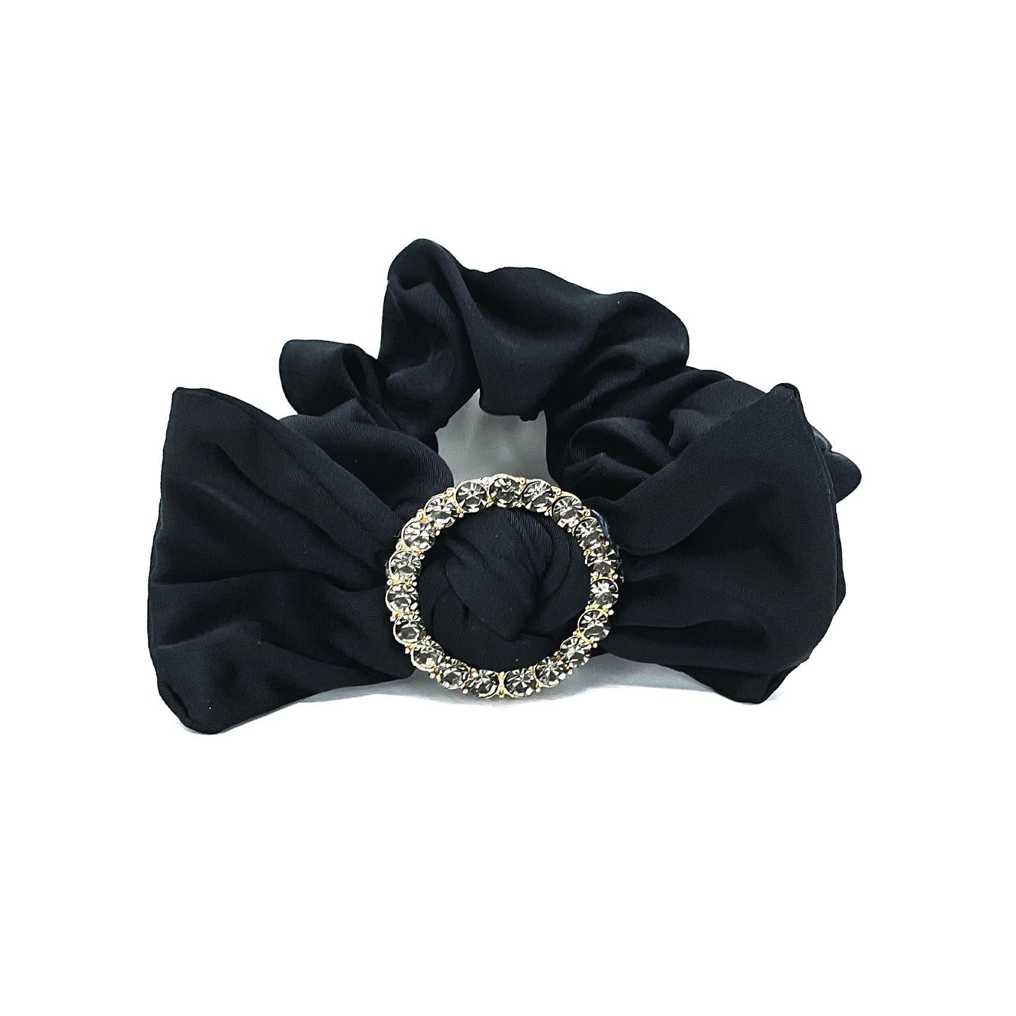 Bow Scrunchie - Black