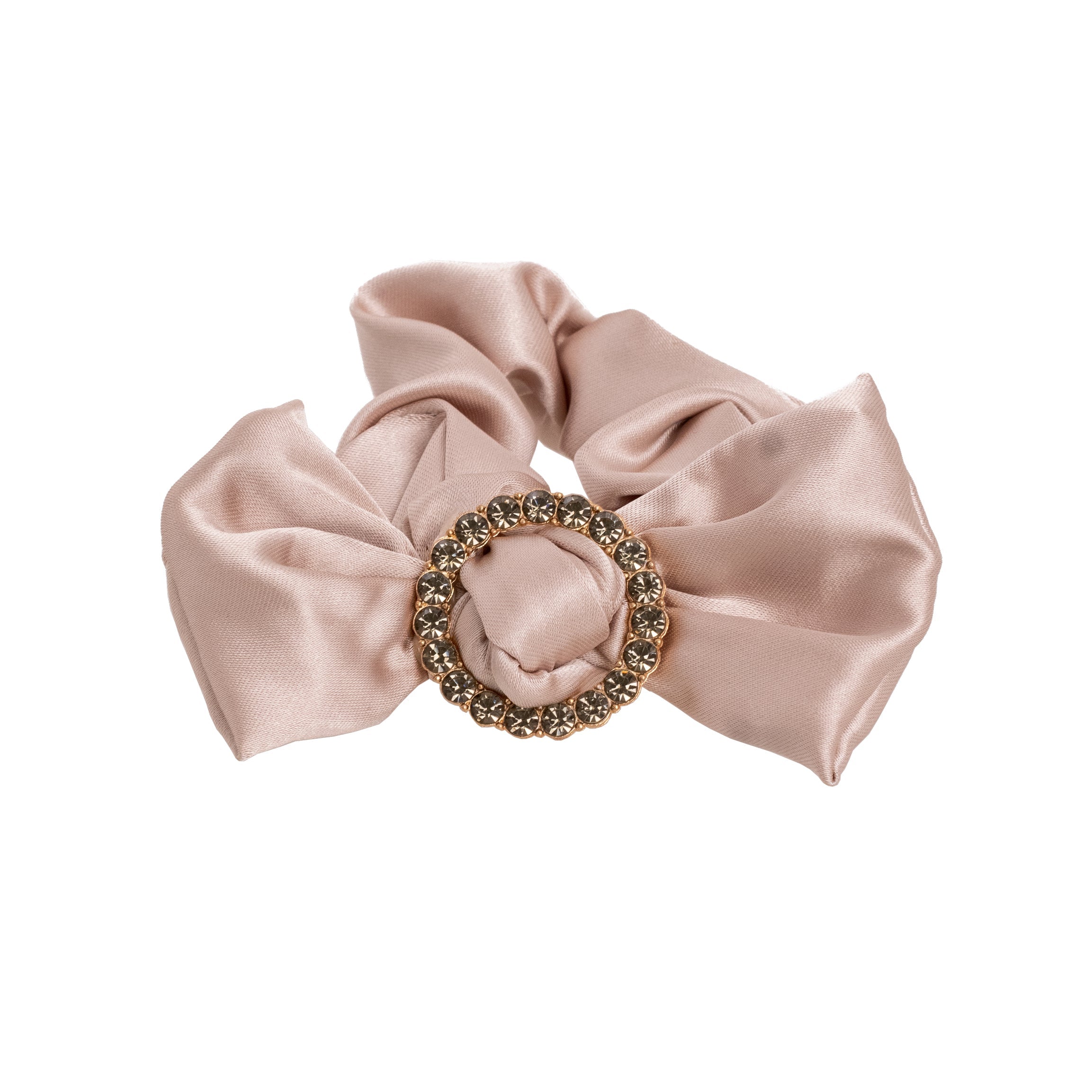 Bow Scrunchie - Champagne